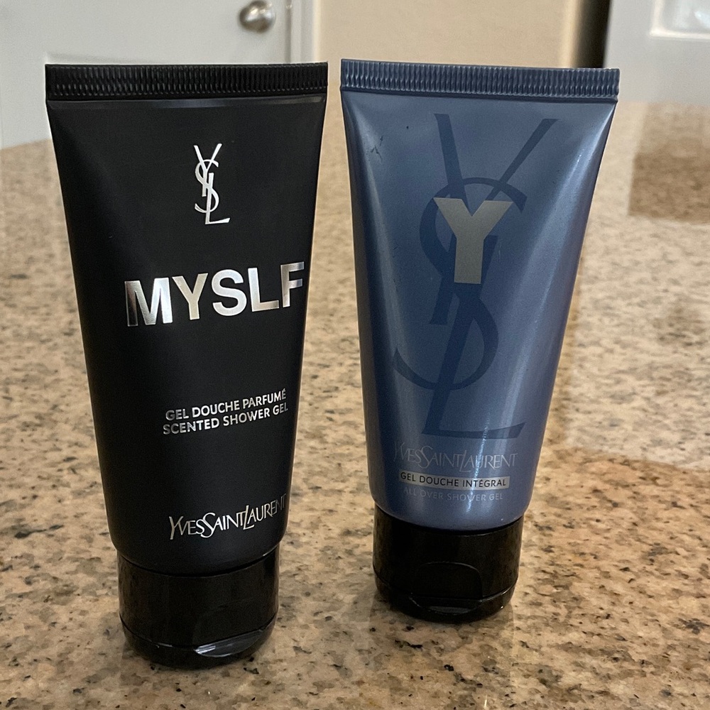 Yves Saint Laurent MYSLF & Blue Y Tube Men’s Shower Gels